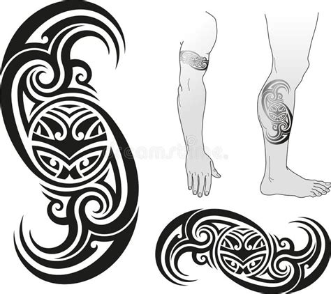 Taniwha tattoo design stock vector. Illustration of polynesian - 23236047