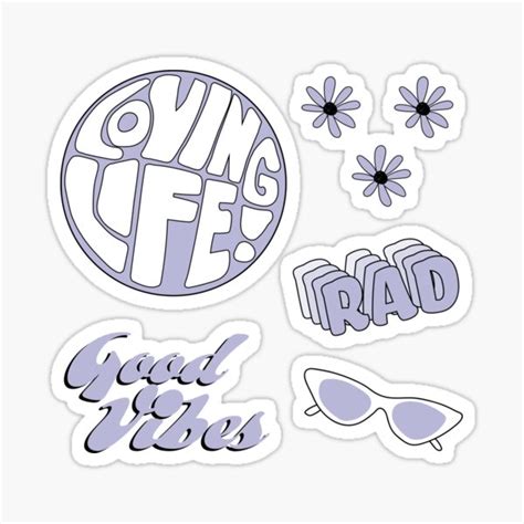 Lilac Stickers | Redbubble