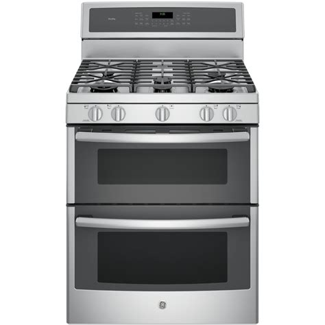 Shop GE Profile 30-in 5-Burner 4.3-cu ft/2.5-cu ft Double Oven ...