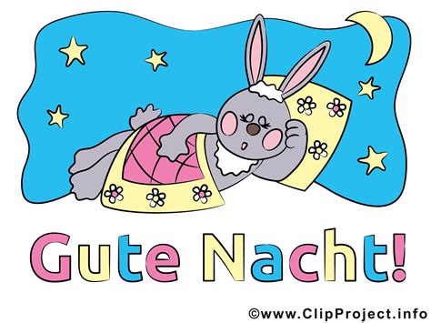 Magandang gabi bunny clipart