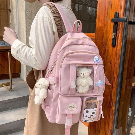 Kaufe Japanischen High School Mädchen Rucksack Schule Taschen Für ...