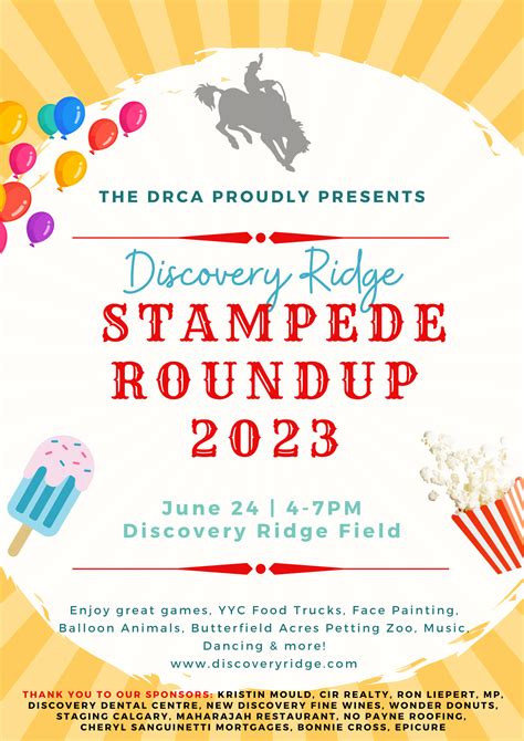 Stampede Roundup 2023 – Discovery Ridge Community Association