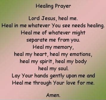 The Healing Prayer, How to pray for a miracle healing