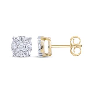 Diamond Stud Earrings 1/3 ct tw 10K Yellow Gold | Kay