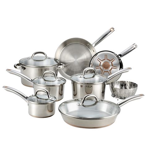 Mua T-fal Ultimate Stainless Steel and Copper Cookware Set 13 PIece ...