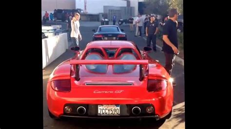 Paul Walker - Porsche Carrera GT - Just Before Fatal Crash - YouTube