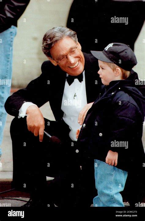 Maury Povich With Adopted Son Matthew At The Taping Of "The Maury Povich Show" With Ringling ...