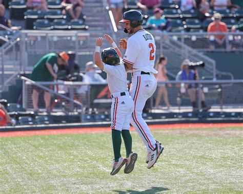 Miami Hurricanes Baseball Team Rallies to Comeback Victory over FAU ...