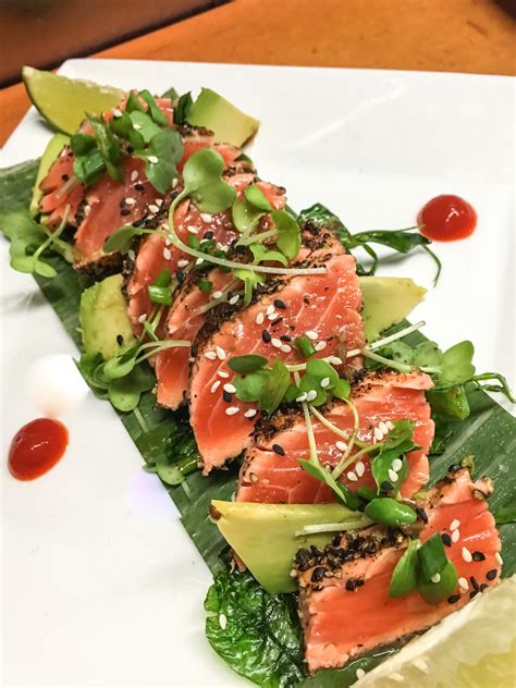 Pepper-Crusted Wild Alaska Salmon Tataki – Recipes for Club + Resort Chef