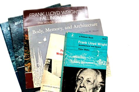 Vintage Frank Lloyd Wright / Architecture Paperback Books 6 - Etsy