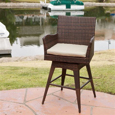 Outdoor Swivel Bar Stools - Foter