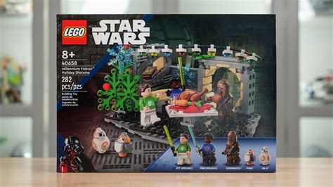 LEGO Star Wars 40658 MILLENNIUM FALCON HOLIDAY DIORAMA Review! (2023 ...