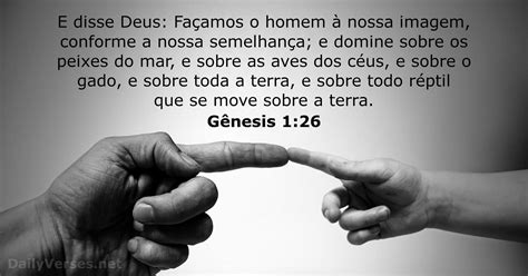 Gênesis 1:26 - Versículo da Bíblia - DailyVerses.net