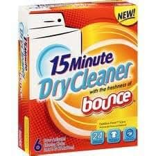 Amazon.com: 15 Minute Dry Cleaner with the Freshness of Bounce - 6 Count Dry Cleaning Cloths ...