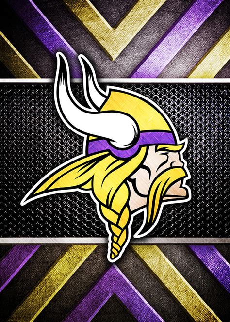 Minnesota Vikings Logo Art Digital Art by William Ng - Fine Art America