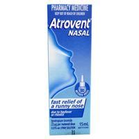 Buy Atrovent Aqueous Nasal Spray 22mcg 15mL Online at Chemist Warehouse®