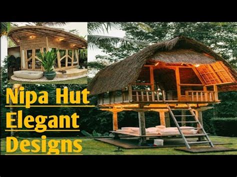 Beautiful Nipa Hut Designs Ideas | Bahay Kubo - YouTube