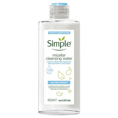 Simple Water Boost Micellar Cleansing Water | Thebeautyprismng.com