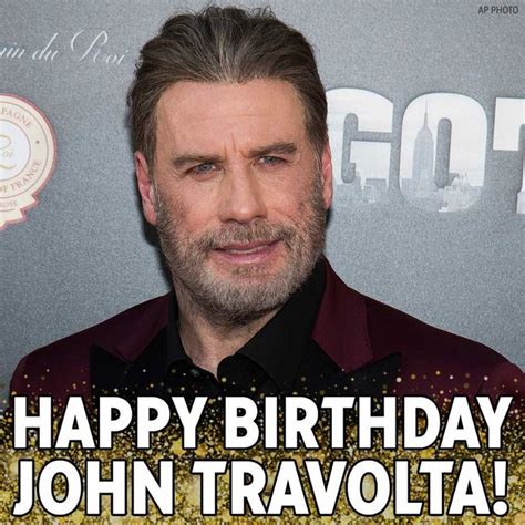 John Travolta's Birthday Celebration | HappyBday.to