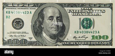 100 dollar note hi-res stock photography and images - Alamy