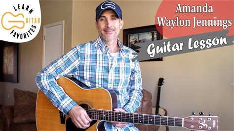 Amanda - Waylon Jennings - Guitar Lesson | Tutorial - YouTube