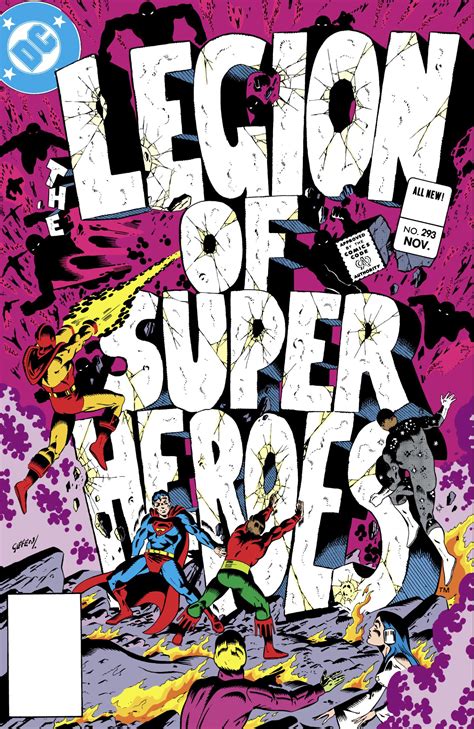 Legion of Super-Heroes #293, from 1982 - iconic cover by Keith Giffen ...