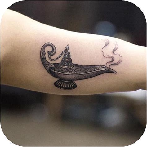 40 Fairy Tale Tattoos That Will Make You Believe in Real Magic | Genie tattoo, Tattoo designs ...