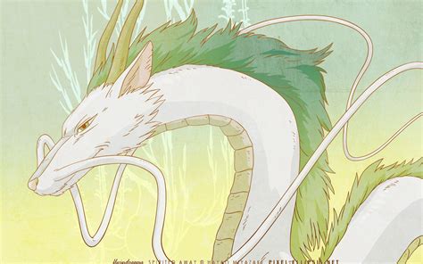 Spirited Away Haku Dragon Form Wallpaper