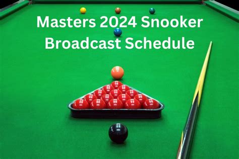 Snooker Tour Championship 2024 Schedule - Riki Loleta