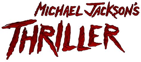 Michael Jackson Thriller Logo by bioniclins on DeviantArt