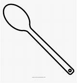 Spoon Coloring Page  Line Art HD Png Download Kindpng sketch template