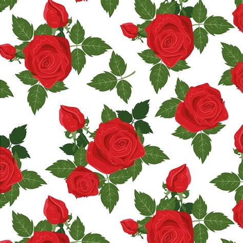 Free Vector | Rose pattern background