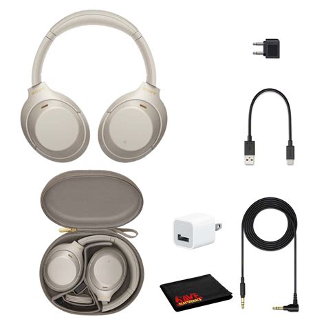 Sony WH-1000XM4 Wireless Noise Canceling Overhead Headphones (Silver ...