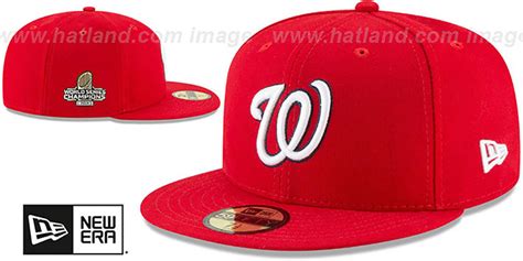 Washington Nationals 2019 WORLD SERIES GAME CHAMPIONS Fitted Hat