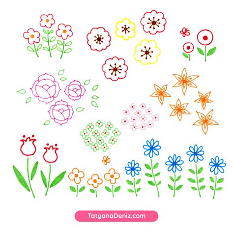 How To Draw A Easy Flower For Beginners