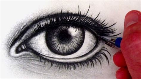 How to Draw a Realistic Eye - YouTube