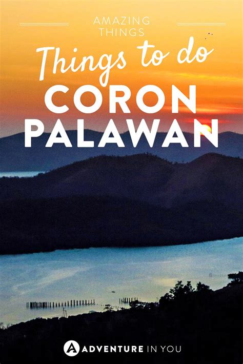 There are so many great things to do in Coron Palawan, check them out ...