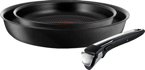 Tefal ingenio Lot de 2 poêles à Induction avec 1 Manche Amovible ...