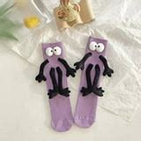 Hand Holding Socks, Socks That Hold Hands, Cute 3D Doll Couple Socks Couple Holding Hands Socks ...