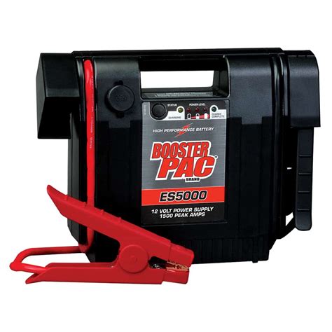 Booster PAC ES5000 1500 Peak Amp 12V Jump Starter - Clore Automotive