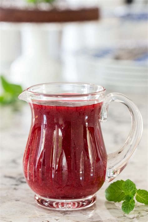 Ridiculously Easy Raspberry Coulis - The Café Sucre Farine