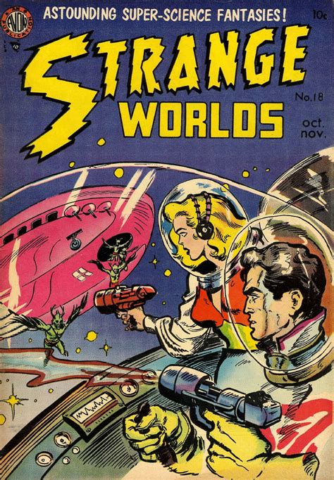 Sci Fi Comic Book Cover Reproduction Print Vintage Strange - Etsy