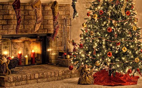 Christmas Fireplace HD Wallpapers - Wallpaper Cave