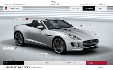 Build One: 2014 Jaguar F-Type Configurator Revealed