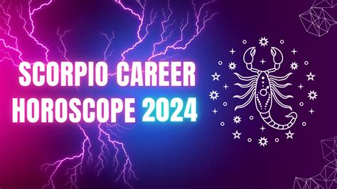 Scorpio Career Horoscope 2024