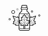 Maple Syrup Coloring Pages sketch template