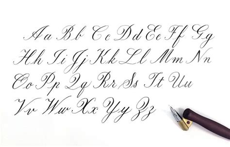 Copperplate calligraphy, Lettering alphabet, Calligraphy alphabet