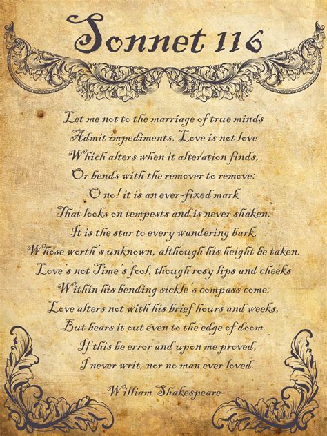 Sonnet 116 – William Shakespeare: Poem Analysis | SchoolWorkHelper