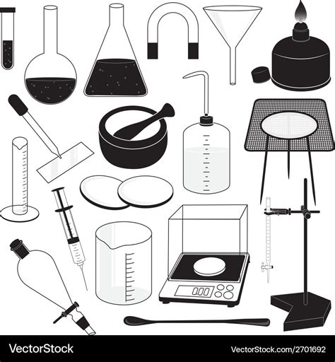 Science laboratory equipment Royalty Free Vector Image