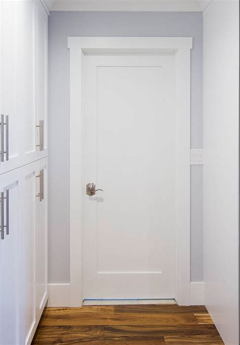 1 Panel Interior Primed White Solid Core Shaker Mission Style Doors #KSRDoor | White interior ...